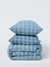 John Lewis Chunky Seersucker Duvet Cover Set - thumbnail 5