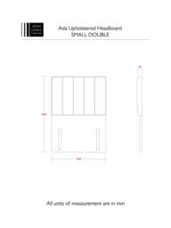 John Lewis Ada Full Depth Upholstered Headboard, Small Double - thumbnail 4