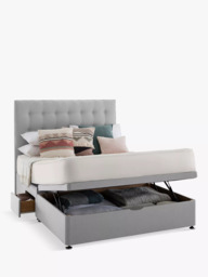 Silentnight 2 Drawer Continental Half Ottoman Divan Storage Bed, Double - thumbnail 4