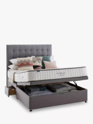 Silentnight 2 Drawer Continental Half Ottoman Divan Storage Bed, Double - thumbnail 5