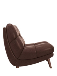At The Helm Paolo Leather Chair, Dark Leg - thumbnail 6