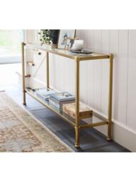 Pottery Barn Everson Console Table, Brass - thumbnail 3