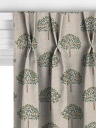 John Lewis Orchard Trees Made to Measure Curtains or Roman Blind, Orange/Natural - thumbnail 5