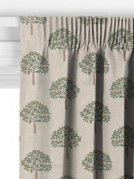 John Lewis Orchard Trees Made to Measure Curtains or Roman Blind, Orange/Natural - thumbnail 3