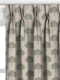 John Lewis Orchard Trees Made to Measure Curtains or Roman Blind, Orange/Natural - thumbnail 4