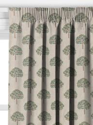 John Lewis Orchard Trees Made to Measure Curtains or Roman Blind, Orange/Natural - thumbnail 2