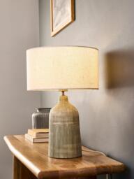 John Lewis Kairo Glazed Ceramic Table Lamp - thumbnail 2