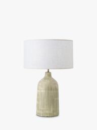 John Lewis Kairo Glazed Ceramic Table Lamp - thumbnail 3