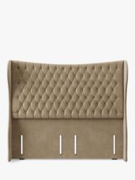 Hypnos Elizabeth Extra Wide Upholstered Headboard, Super King Size