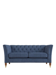 Laura Ashley Chatsworth Small 2 Seater Sofa, Teak Leg