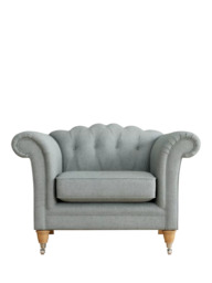 Laura Ashley Gloucester Armchair, Oak Leg - thumbnail 3