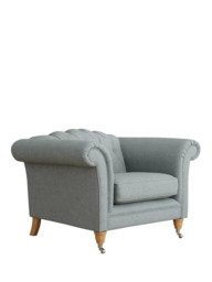 Laura Ashley Gloucester Armchair, Oak Leg - thumbnail 1