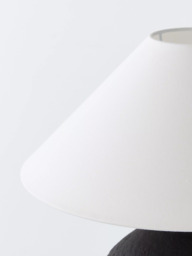 John Lewis Paper Mâché Table Lamp with Tapered Shade - thumbnail 3