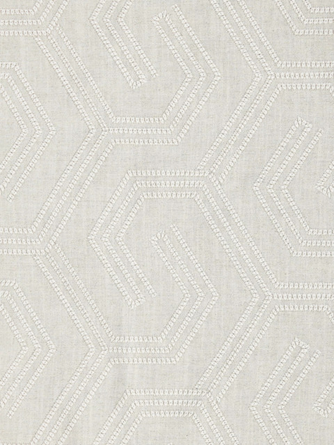 John Lewis Izel Embroidery Made to Measure Curtains or Roman Blind, Natural - image 1