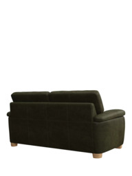 John Lewis Camden Medium 2 Seater Leather Sofa Bed, Light Leg - thumbnail 4