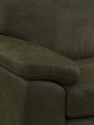 John Lewis Camden Medium 2 Seater Leather Sofa Bed, Light Leg - thumbnail 6