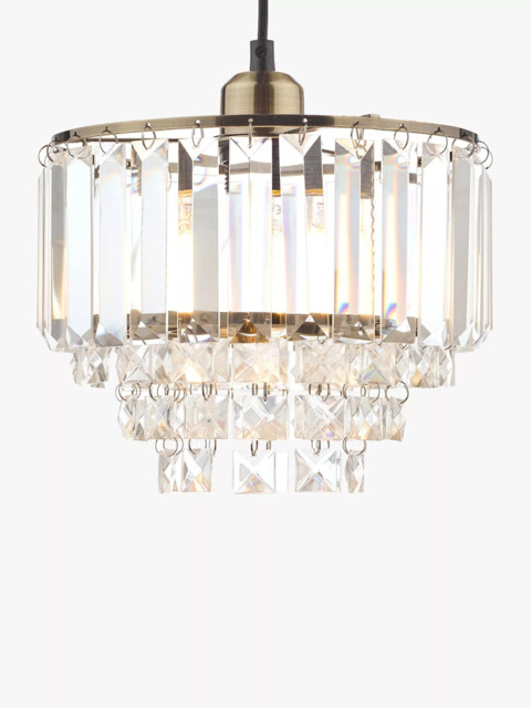 Laura Ashley Vienna Crystal Glass Easy-to-Fit Ceiling Shade - image 1