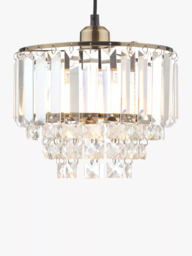 Laura Ashley Vienna Crystal Glass Easy-to-Fit Ceiling Shade