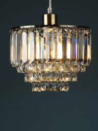 Laura Ashley Vienna Crystal Glass Easy-to-Fit Ceiling Shade - thumbnail 2