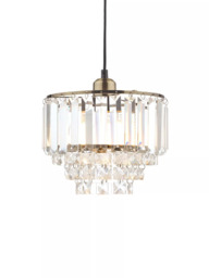 Laura Ashley Vienna Crystal Glass Easy-to-Fit Ceiling Shade - thumbnail 4