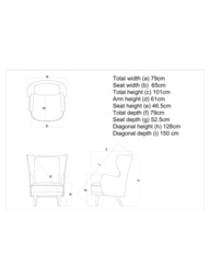John Lewis Drift Armchair, Dark Leg, Moss Green Smooth Velvet - thumbnail 3