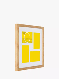 "John Lewis Square Photo Frame & Mount, 4 Photo, 4 x 6"" (10 x 15cm), FSC-Certified (Oak)" - thumbnail 3