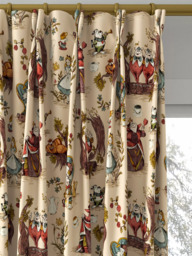 Disney Home x Sanderson Alice Made to Measure Curtains or Roman Blind, Caramel - thumbnail 4