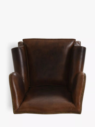 Halo Wing Leather Armchair, London Leather Cognac - thumbnail 6