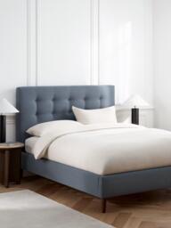 John Lewis Arlo Upholstered Bed Frame, Double - thumbnail 3