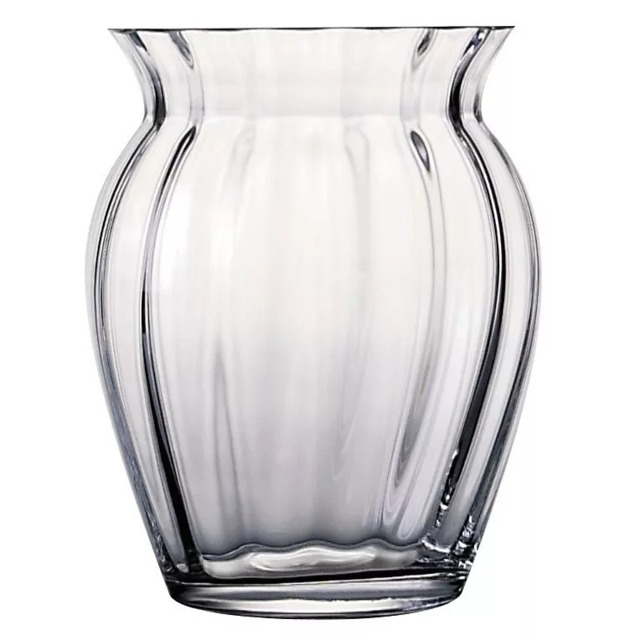 Dartington Crystal Florabundance Tulip Vase, H18.5cm, Clear - image 1