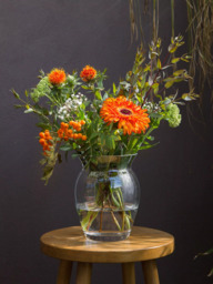 Dartington Crystal Florabundance Tulip Vase, H18.5cm, Clear - thumbnail 4