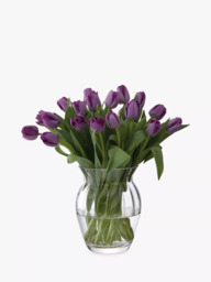 Dartington Crystal Florabundance Tulip Vase, H18.5cm, Clear - thumbnail 2
