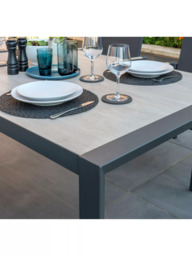 KETTLER Surf Active 8-Seater Garden Dining Table & Reclining Chairs Set, Grey - thumbnail 5