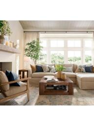 Pottery Barn Rockport Square Coffee Table, Cocoa Brown - thumbnail 5