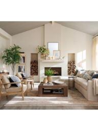 Pottery Barn Rockport Square Coffee Table, Cocoa Brown - thumbnail 6