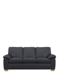 John Lewis Camden Grand 4 Seater Leather Sofa, Light Leg - thumbnail 5