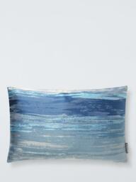 Harlequin Chroma Abstract Cushion, Indigo - thumbnail 1