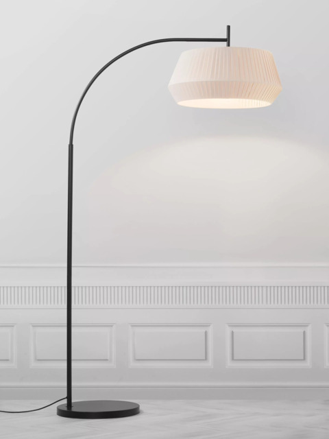 Nordlux Dicte Floor Lamp, Black/Beige - image 1