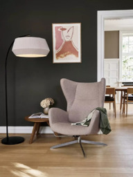 Nordlux Dicte Floor Lamp, Black/Beige - thumbnail 4