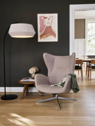 Nordlux Dicte Floor Lamp, Black/Beige - thumbnail 2