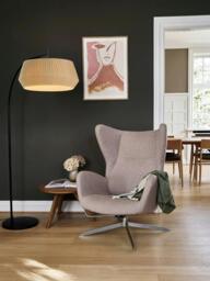 Nordlux Dicte Floor Lamp, Black/Beige - thumbnail 6