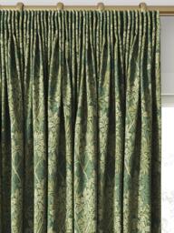 William Morris At Home Foliage Made to Measure Curtains or Roman Blind, Apple - thumbnail 2