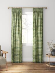 William Morris At Home Foliage Made to Measure Curtains or Roman Blind, Apple - thumbnail 3
