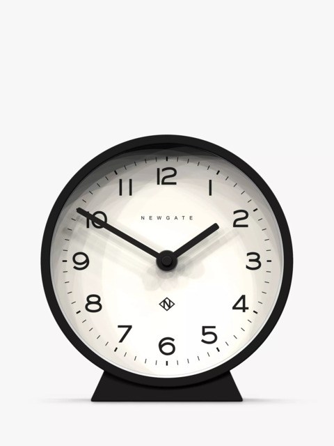 Newgate Clocks Silent Sweep Analogue Mantel Clock, 16cm - image 1