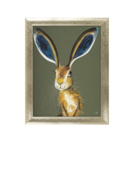 John Lewis Quinn Russell 'Marley' Framed Print, 92 x 72cm, Green/Gold