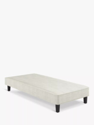Vispring Signature Upholstered Shallow Divan Base, Extra Long Single - thumbnail 1