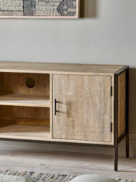 nkuku Dasai Mango Wood Media Unit - thumbnail 2