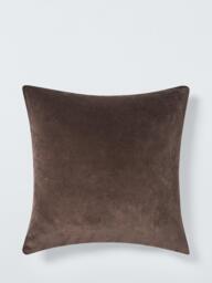 John Lewis Cotton Velvet Cushion - thumbnail 1