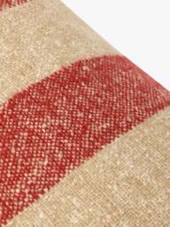Piglet in Bed Flecked Stripe Rectangular Wool Cushion Cover - thumbnail 2