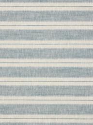 John Lewis Whitby Stripe Made to Measure Curtains or Roman Blind, Bluestone - thumbnail 1